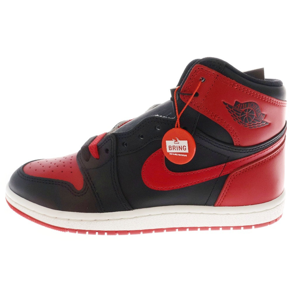 NIKE(ナイキ) AIR JORDAN 1 HIGH 85 BRED 2025 エアジョーダン 1 ブレッド ハイカットスニーカー ブラック/レッド US8/26cm HV6674-067