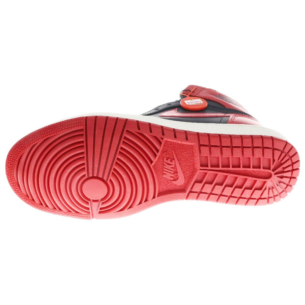 NIKE(ナイキ) AIR JORDAN 1 HIGH 85 BRED 2025 エアジョーダン 1 ブレッド ハイカットスニーカー ブラック/レッド US8/26cm HV6674-067