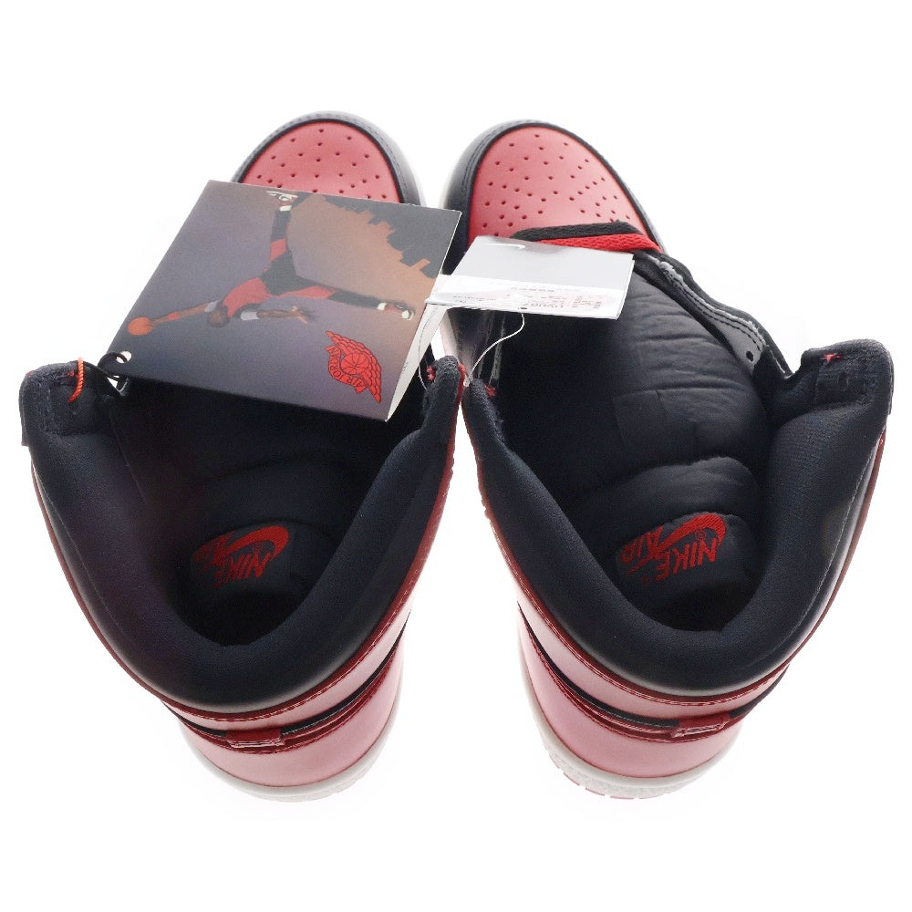 NIKE(ナイキ) AIR JORDAN 1 HIGH 85 BRED 2025 エアジョーダン 1 ブレッド ハイカットスニーカー ブラック/レッド US8/26cm HV6674-067