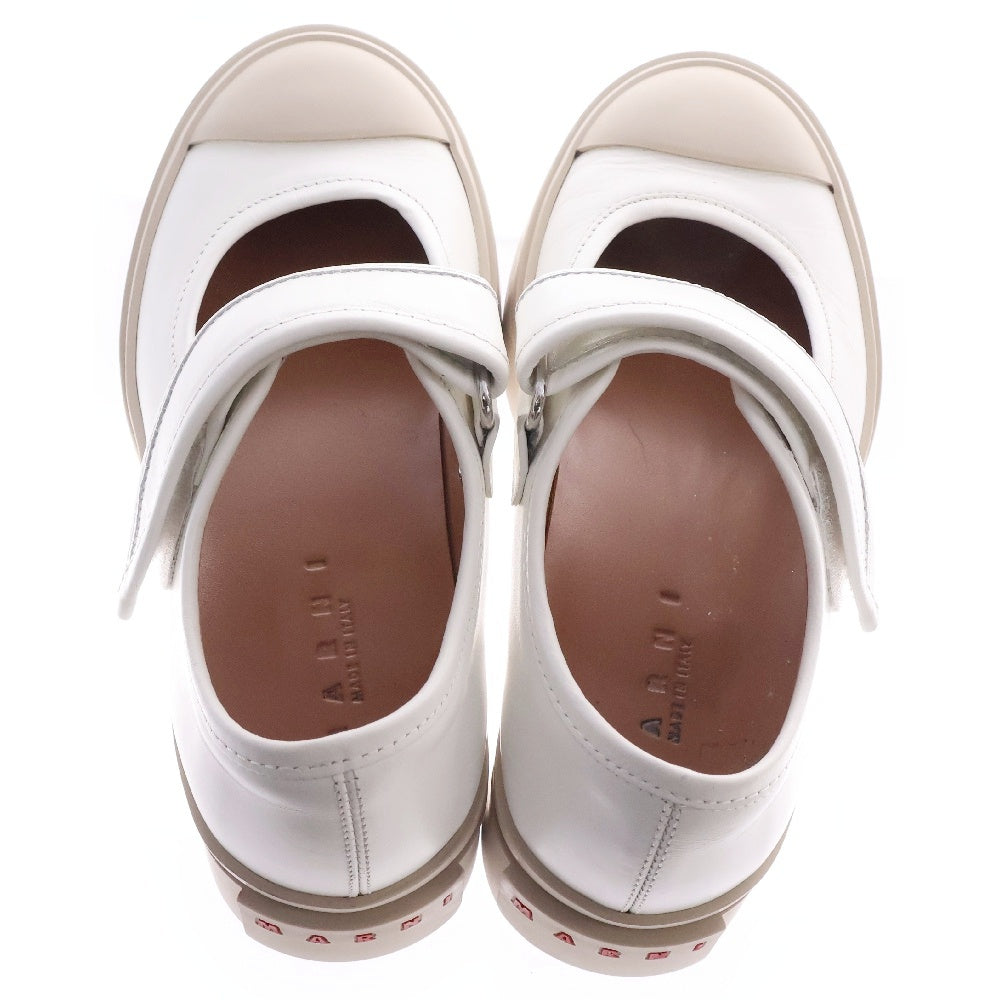 MARNI(マルニ) Sneaker Nappa ナッパ ベルト ローカットスニーカー ホワイト SNZW003120