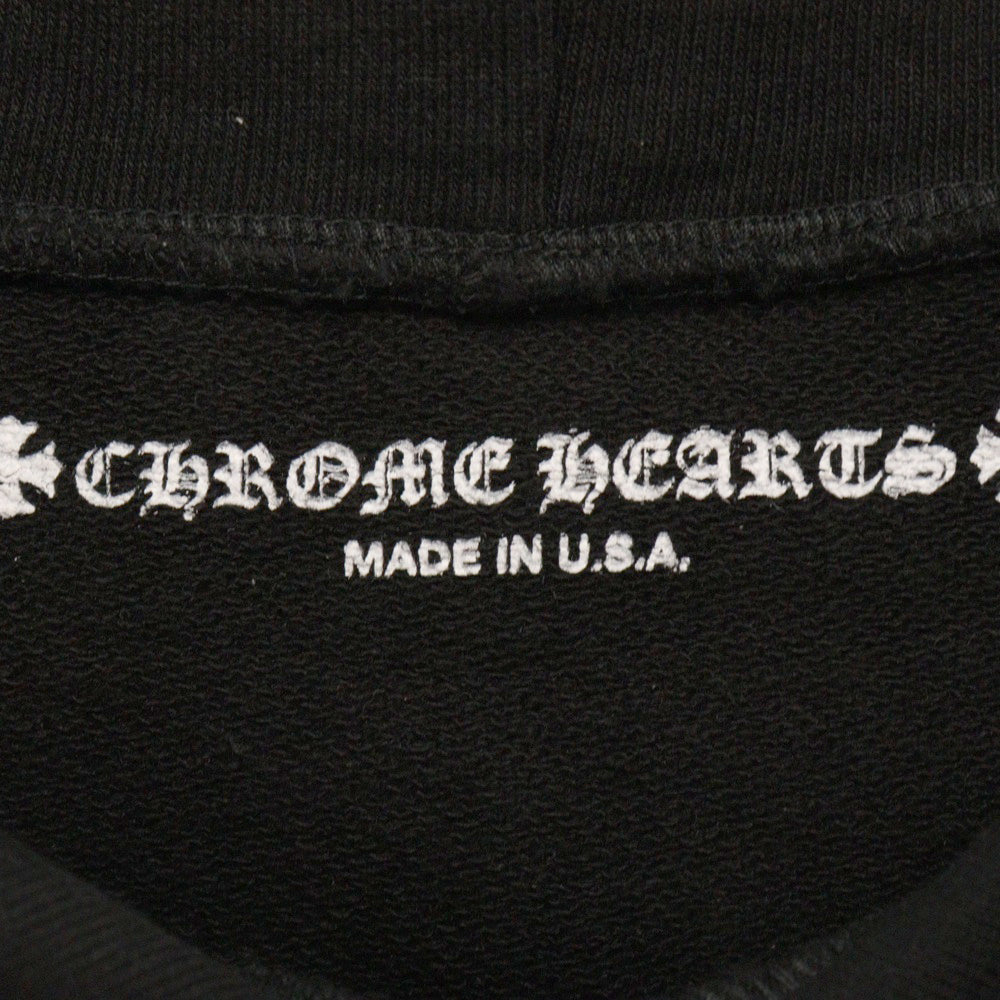 CHROME HEARTS(クロムハーツ) ×MATTY BOY PPO STAY FAST RACE TEAM HD PLVR マッティボーイ ステイファスト プルオーバースウェットパーカー ブラック