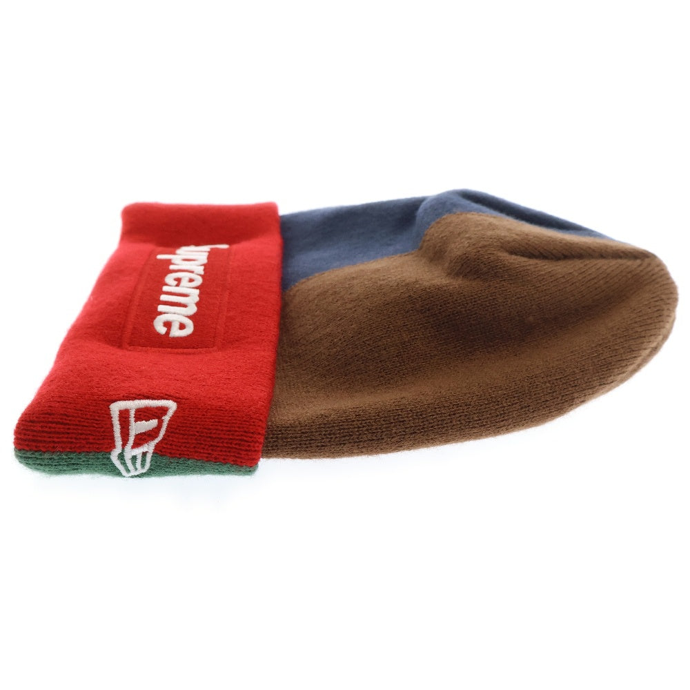 SUPREME(シュプリーム) 24AW×New Era ニューエラ Box Logo Beanie マルチカラーボックスロゴ刺繍ニットビーニー 帽子