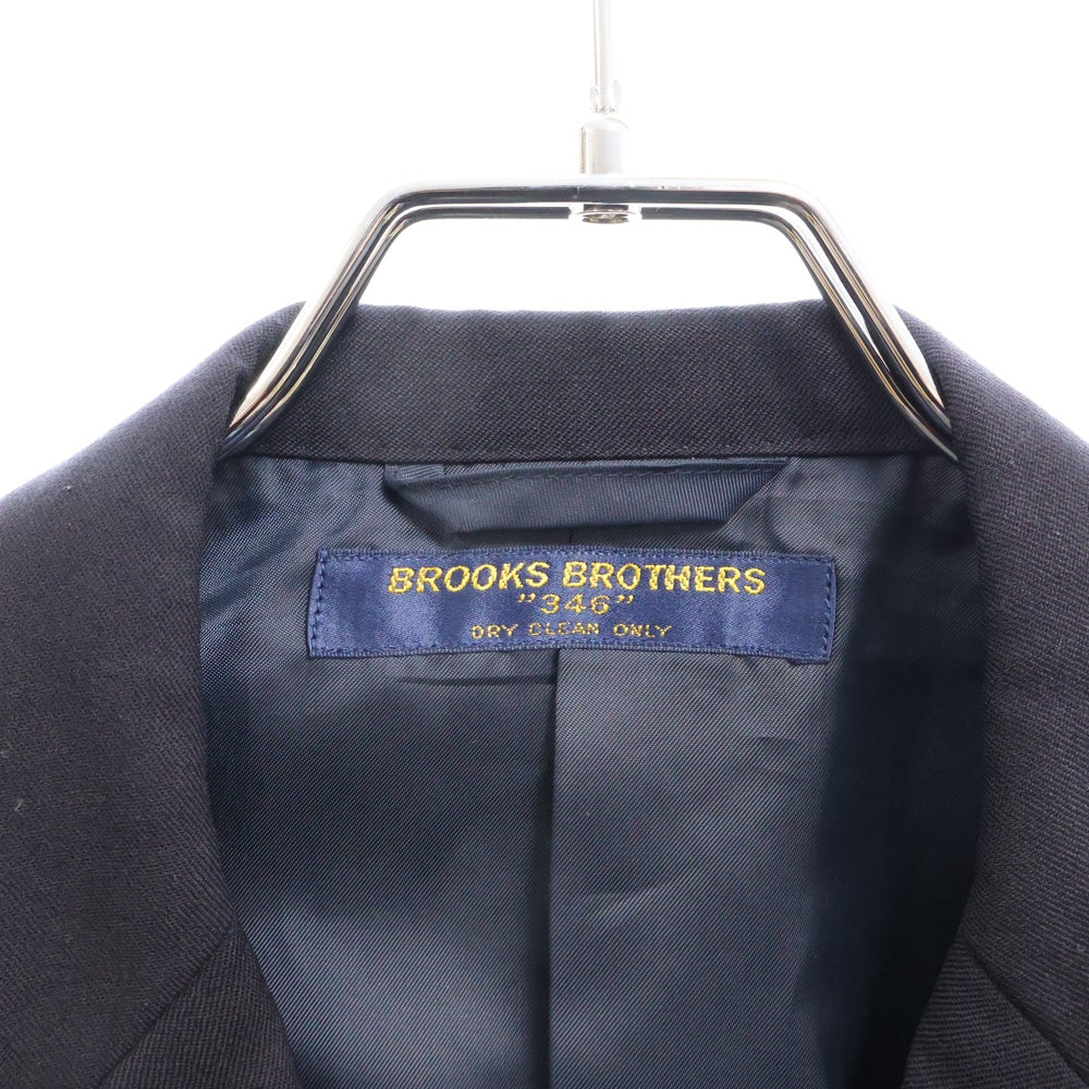 BROOKS BROTHERS(ブルックス ブラザーズ) 3B 金ボタン ウール シングル ブレザー テーラードジャケット ネイビー