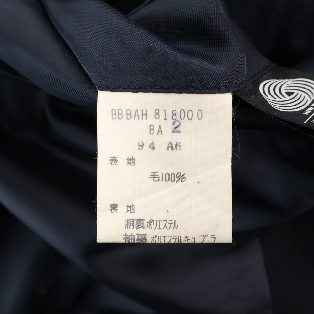 BROOKS BROTHERS(ブルックス ブラザーズ) 3B 金ボタン ウール シングル ブレザー テーラードジャケット ネイビー