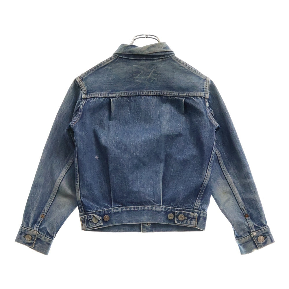 Levi's(リーバイス) VINTAGE 50s 507BXX ヴィンテージ セカンド Gジャン デニムジャケット 両面タブ BIGE インディゴ キッズ