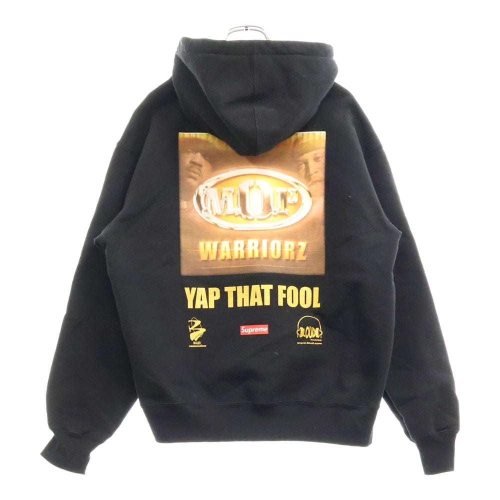 SUPREME(シュプリーム) 24AW M.O.P. Hooded Sweatshirt エムオーピー フーデッドスウェットプルオーバーパーカー フーディ ブラック
