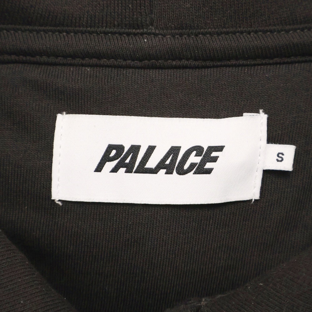Palace Skateboards(パレススケートボーズ) 24AW Technologies Hood テクノロジーズ プリントプルオーバーパーカー ブラック