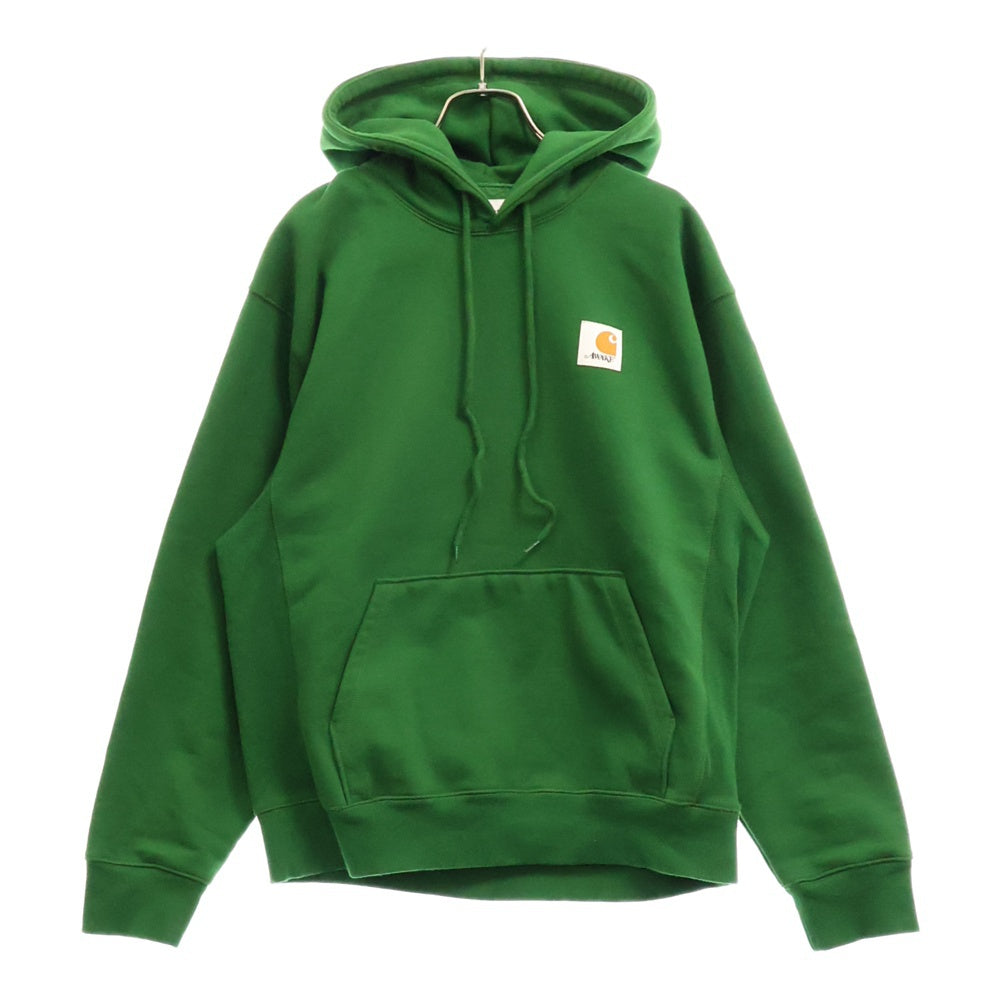CARHARTT(カーハート) ×Awake NY Hooded Sweatshirt アウェイク 胸ロゴスウェットプルオーバーパーカー グリーン