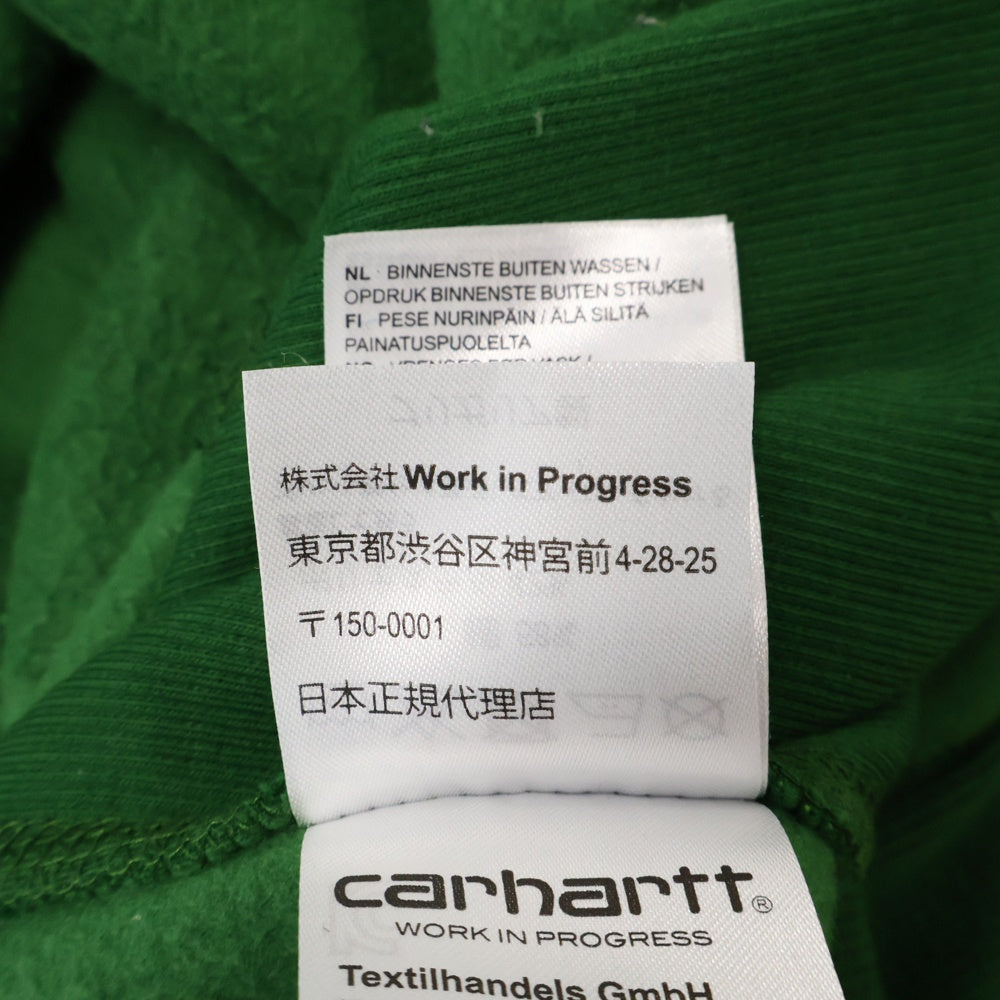 CARHARTT(カーハート) ×Awake NY Hooded Sweatshirt アウェイク 胸ロゴスウェットプルオーバーパーカー グリーン