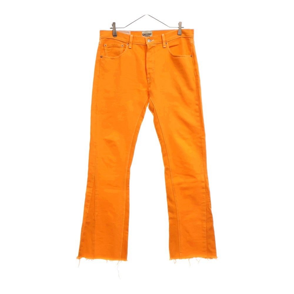 GALLERY DEPT.(ギャラリーデプト) LA FLARE DEMNIM PANTS 501 再構築 ボタンフライ フレアデニムパンツ オレンジ