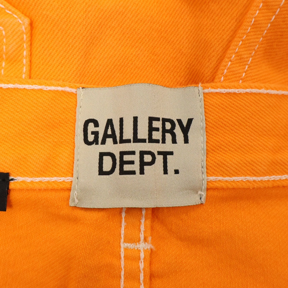 GALLERY DEPT.(ギャラリーデプト) LA FLARE DEMNIM PANTS 501 再構築 ボタンフライ フレアデニムパンツ オレンジ