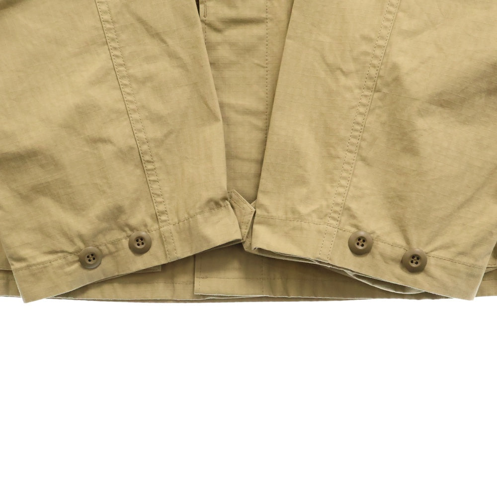 WTAPS(ダブルタップス) 21SS ミル マルチポケット ロングスリーブ 長袖シャツジャケット ベージュ WVDT-SHM01