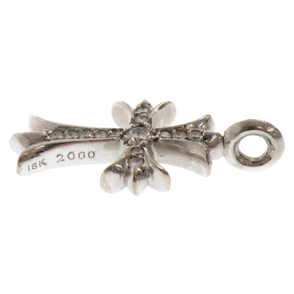CHROME HEARTS(クロムハーツ) 18KWG TNY CRSF P/DIA タイニーファットクロス PAVEダイヤ ペンダントトップ ホワイトゴールド BCA008