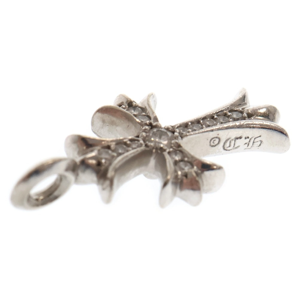 CHROME HEARTS(クロムハーツ) 18KWG TNY CRSF P/DIA タイニーファットクロス PAVEダイヤ ペンダントトップ ホワイトゴールド BCA008