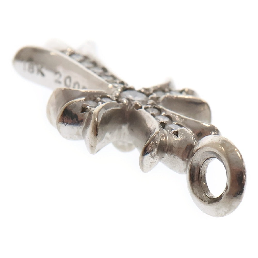 CHROME HEARTS(クロムハーツ) 18KWG TNY CRSF P/DIA タイニーファットクロス PAVEダイヤ ペンダントトップ ホワイトゴールド BCA008