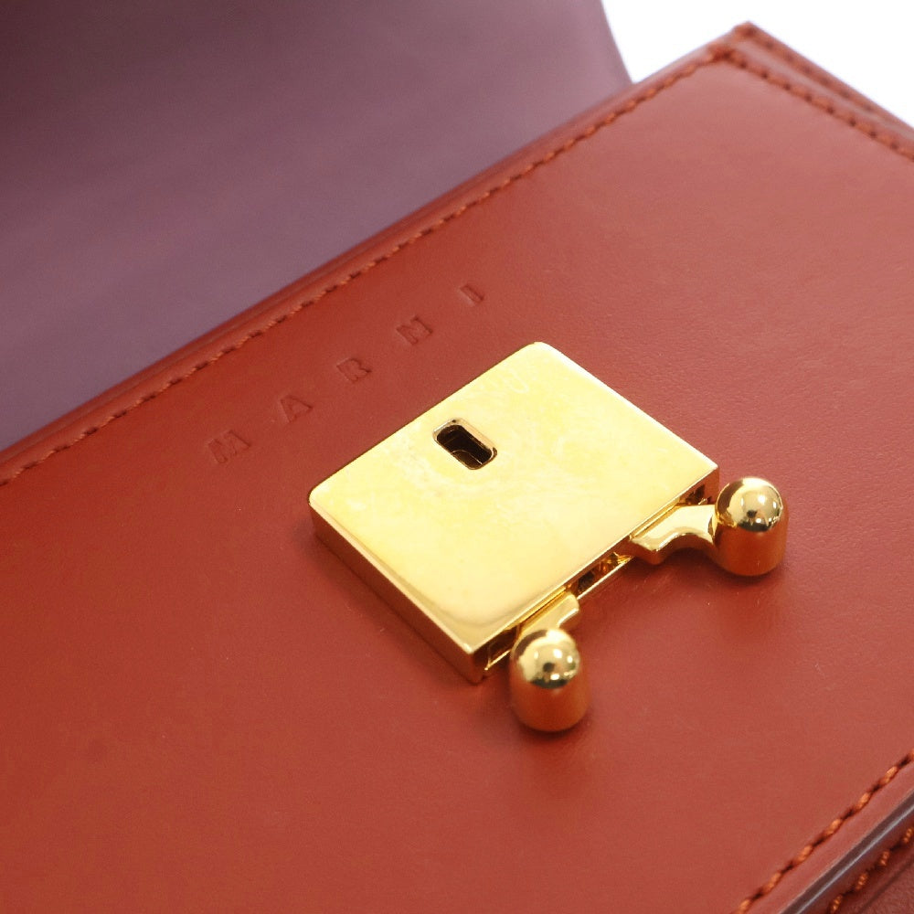 MARNI(マルニ) 19SS TRUNK トランク レザー クロスボディ ショルダーバッグ マルチカラー レディース SBMPS01U29