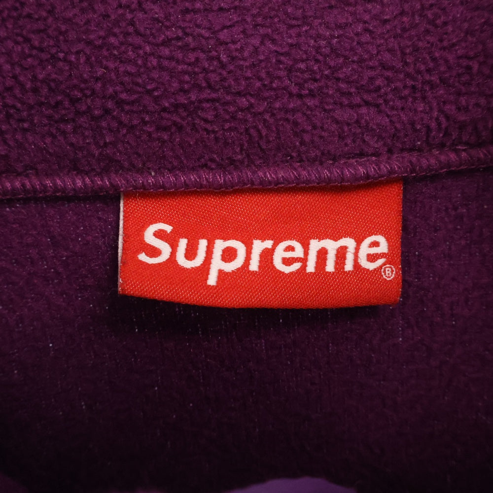 SUPREME(シュプリーム) 18AW Polartec Zip Up Jacket ポーラテック ジップアップ フリースジャケット パープル