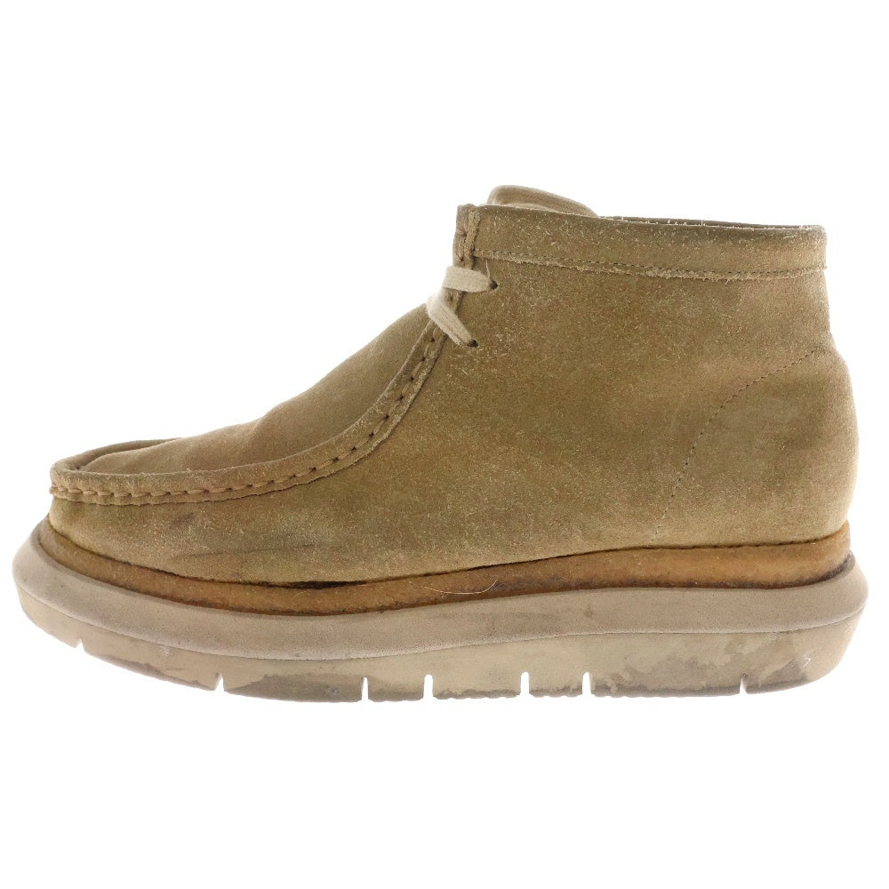 Sacai(サカイ) ×Clarks 23SS Hybrid Wallabee Boot ハイブリット ワラビー レザーブーツ ベージュ 23-03070M