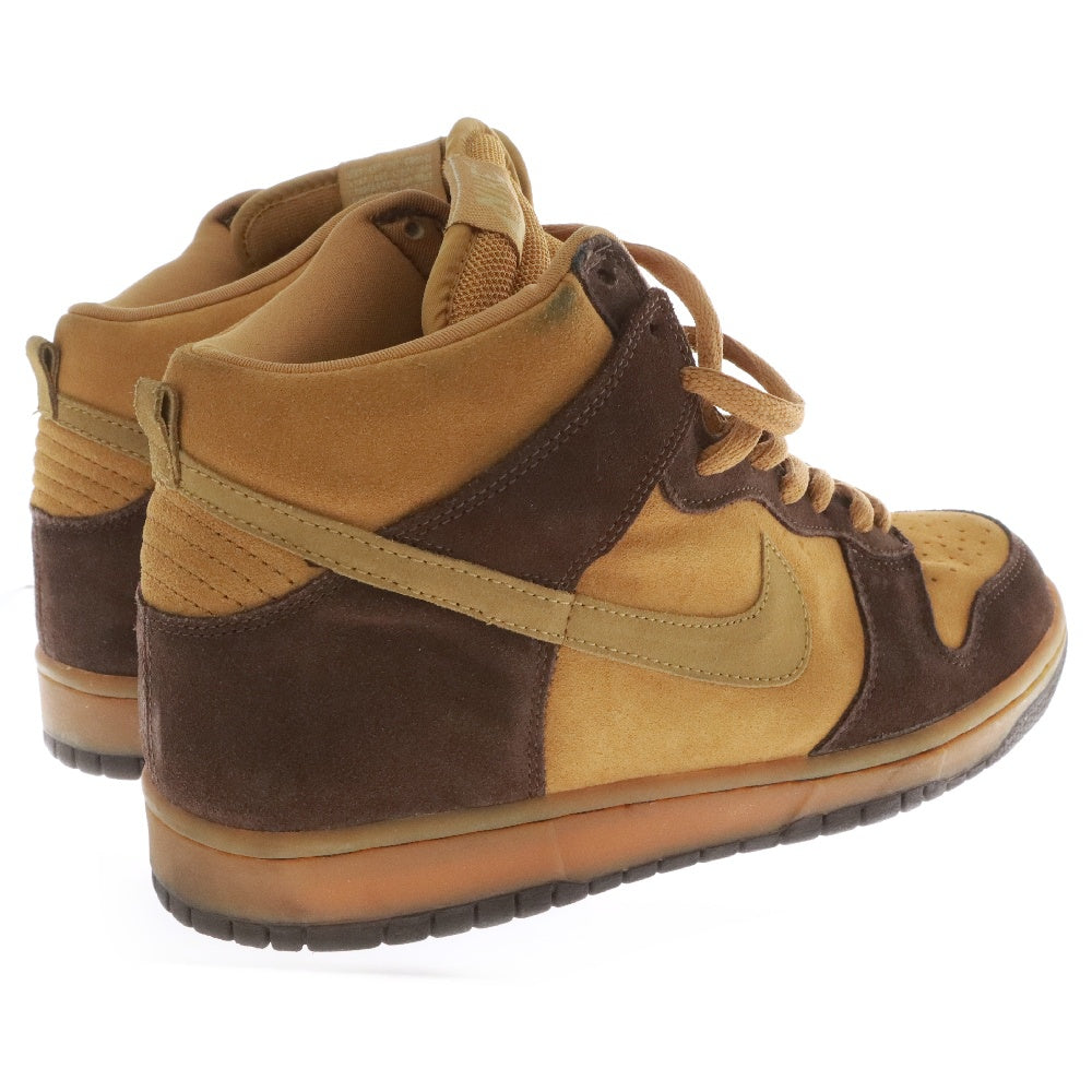 NIKE SB(ナイキエスビー) 【観賞用 2009年製】 DUNK HIGH BROWN PACK ダンク ブラウンパック ハイカットスニーカー ブラウン US9.5/27.5cm 305050-222