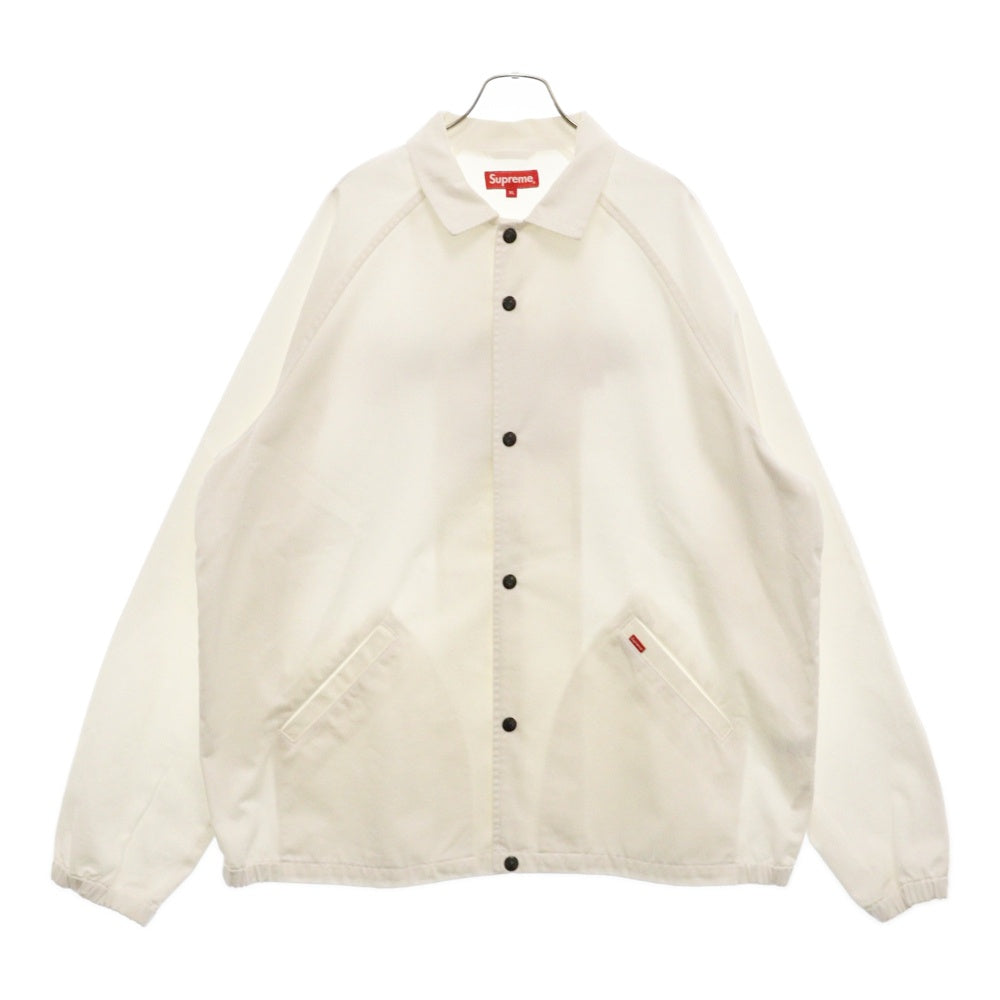 SUPREME(シュプリーム) 20AW × ANTIHERO Snap Front Twill Jacket アンタイヒーロー ロゴワッペン スナップボタン フロントツイル ワークジャケット ホワイト