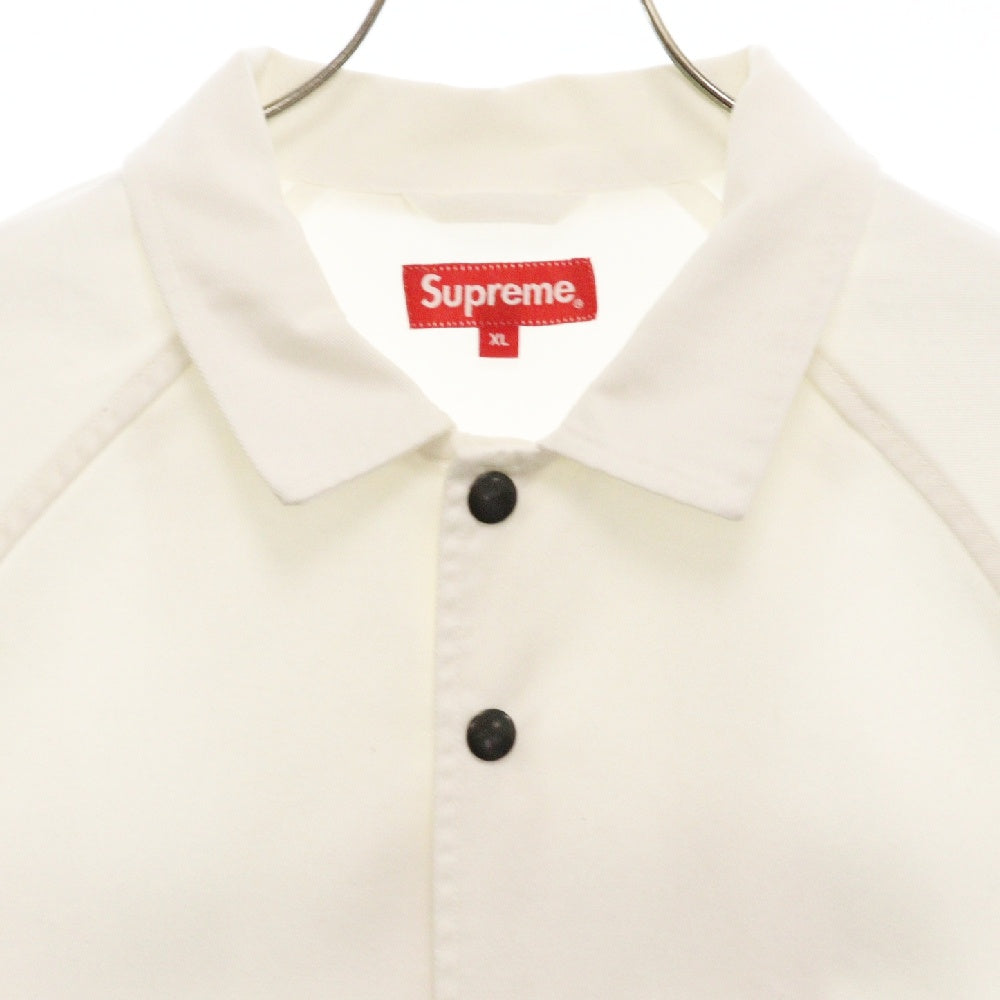 SUPREME(シュプリーム) 20AW × ANTIHERO Snap Front Twill Jacket アンタイヒーロー ロゴワッペン スナップボタン フロントツイル ワークジャケット ホワイト