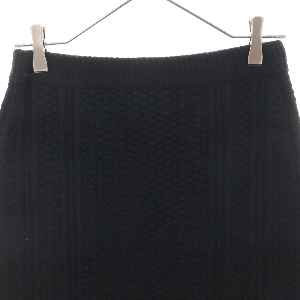 CHANEL(シャネル) イタリア製 ココマークボタン カシミアニット スカート ブラック レディース P57346K07533