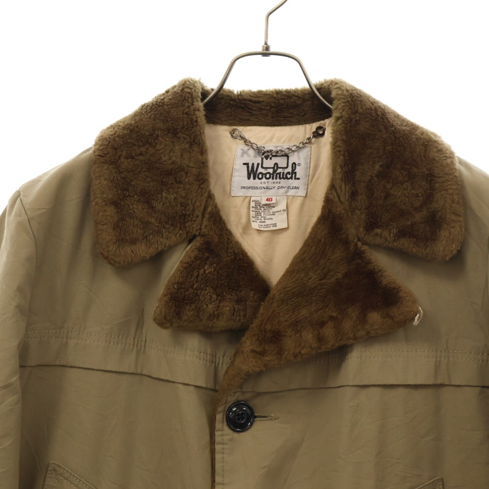 WOOLRICH(ウールリッチ) 70S VINTAGE ヴィンテージ 裏ボア ギャングコート ブラウン