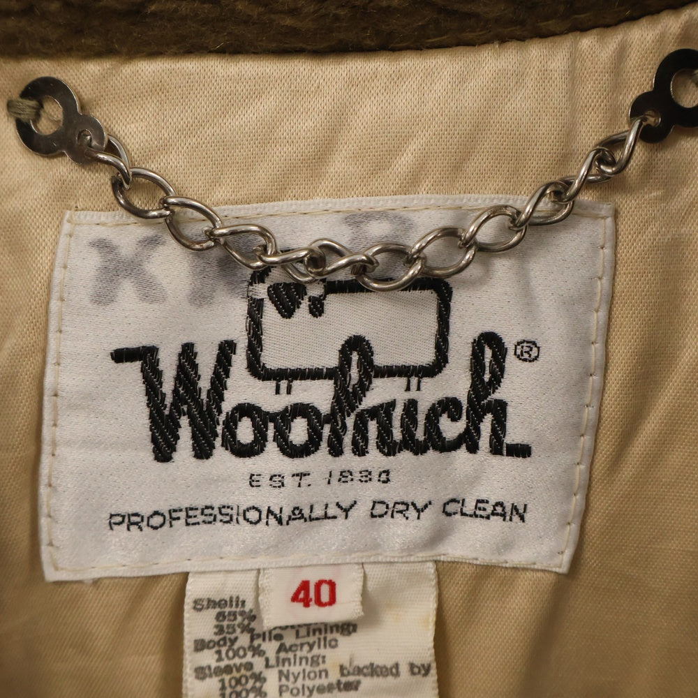 WOOLRICH(ウールリッチ) 70S VINTAGE ヴィンテージ 裏ボア ギャングコート ブラウン