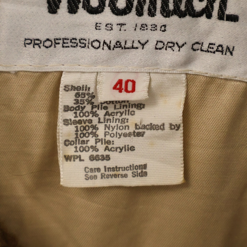 WOOLRICH(ウールリッチ) 70S VINTAGE ヴィンテージ 裏ボア ギャングコート ブラウン