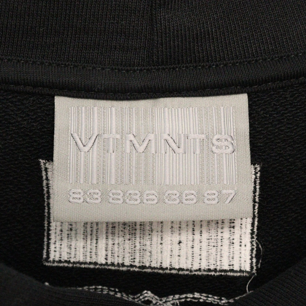 VTMNTS(ブイティーエムエヌティーエス) 22AW Fuck Off Fully Hoodie プルオーバーパーカー ブラック VL14HD500B