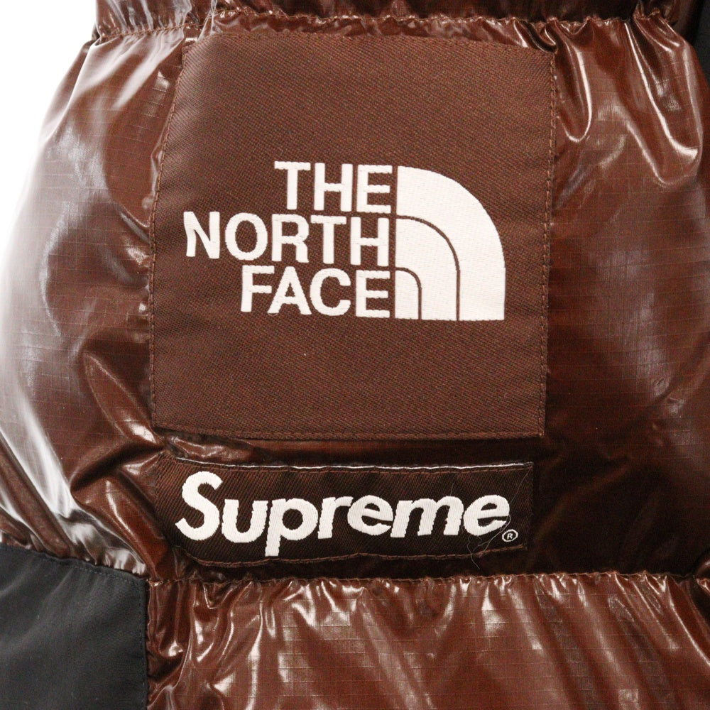 SUPREME(シュプリーム) 22AW ×THE NORTH FACE 700-Fill Down Parka ザノースフェイス 700フィル ダウンパーカー ジャケット ブラウン/ブラック NF0A82R3