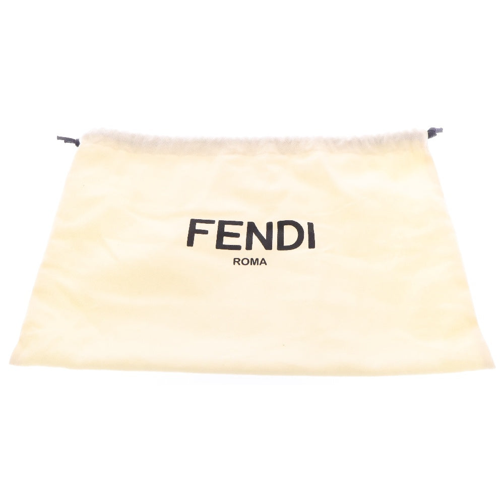FENDI(フェンディ) ロゴデザイン ウール マフラー ベージュ