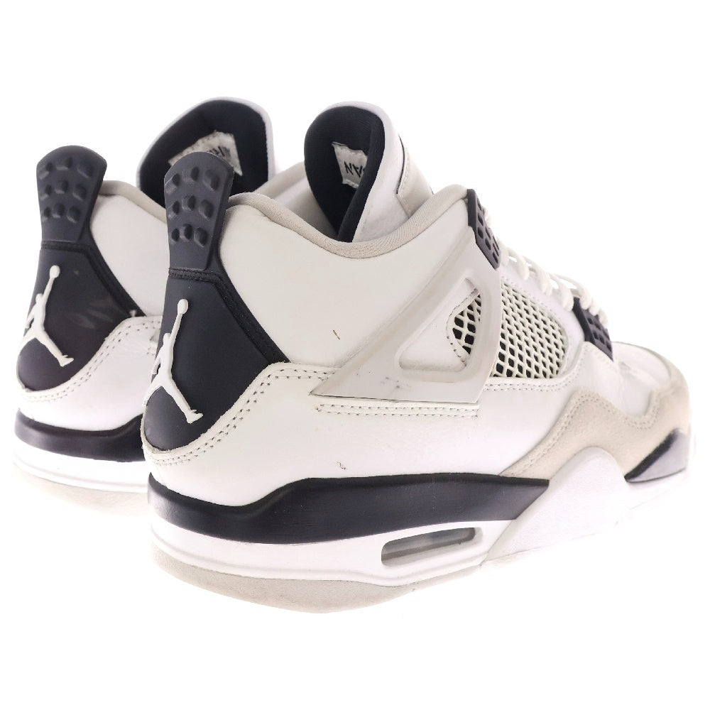 NIKE(ナイキ) AIR JORDAN4 MILITARY BLACK エアジョーダン ハイカットスニーカー ミリタリーブラック/ホワイト US7.5/25.5cm DH6927-111