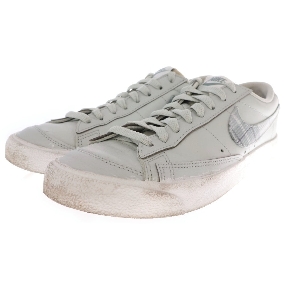 NIKE(ナイキ) Blazer Low 77 Grey Tartan ブレーザー チェック柄ローカットスニーカー グレー US7.5/25.5cm DV0801-001