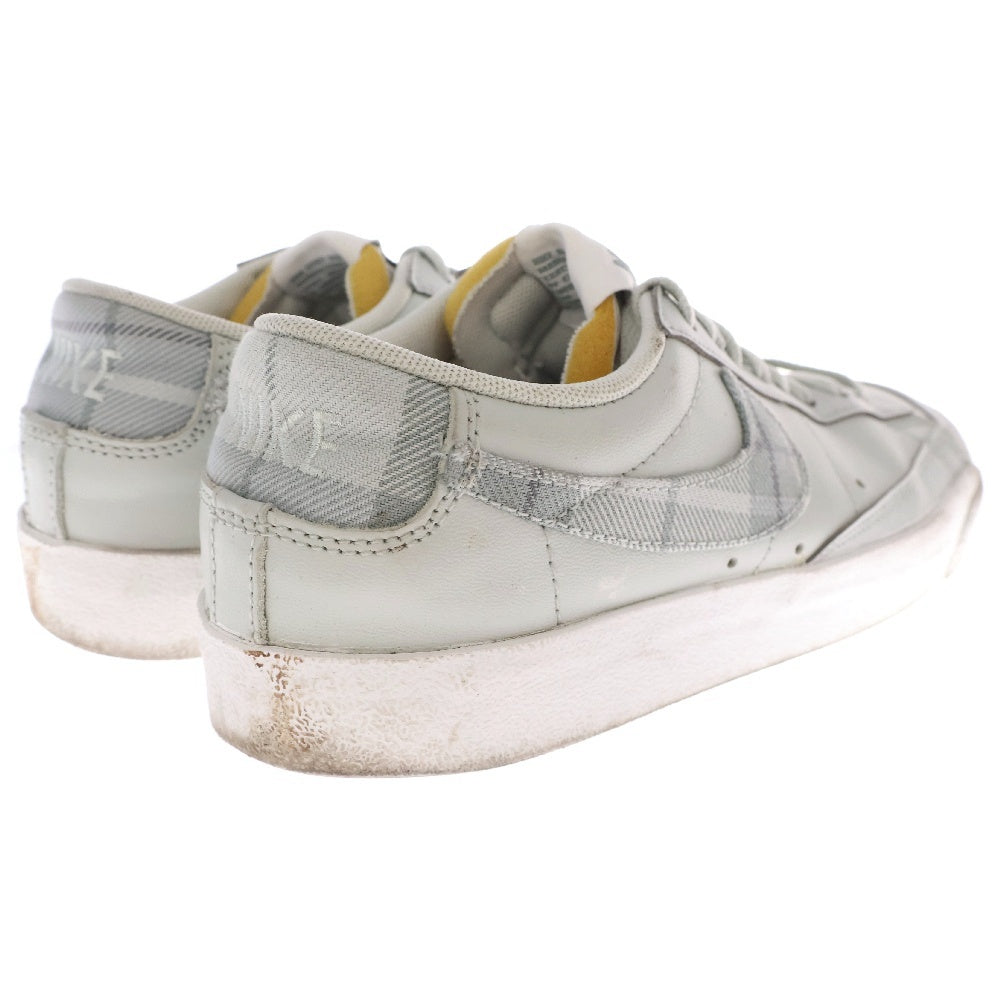 NIKE(ナイキ) Blazer Low 77 Grey Tartan ブレーザー チェック柄ローカットスニーカー グレー US7.5/25.5cm DV0801-001