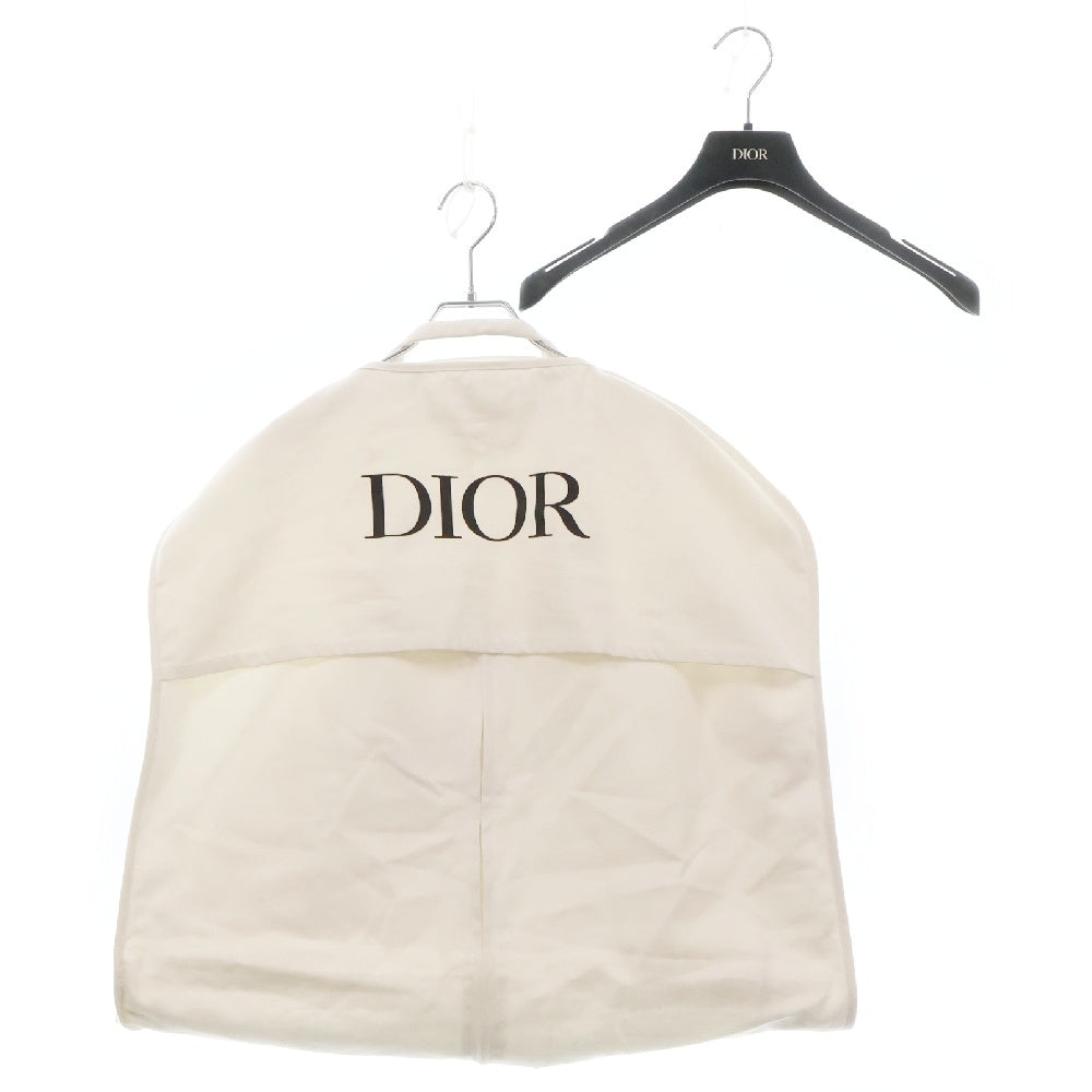 DIOR(ディオール) 20SS Hooded Anorak Camouflage Technical Taffeta カモフラ総柄ロゴハーフジップアノラックジャケット テクニカル ネイビー レディース 017C10A2960