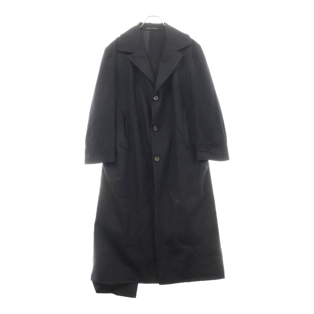 Yohji Yamamoto(ヨウジヤマモト) 95AW ウール テーラード ロングコート レディース ブラック FE-C21-120