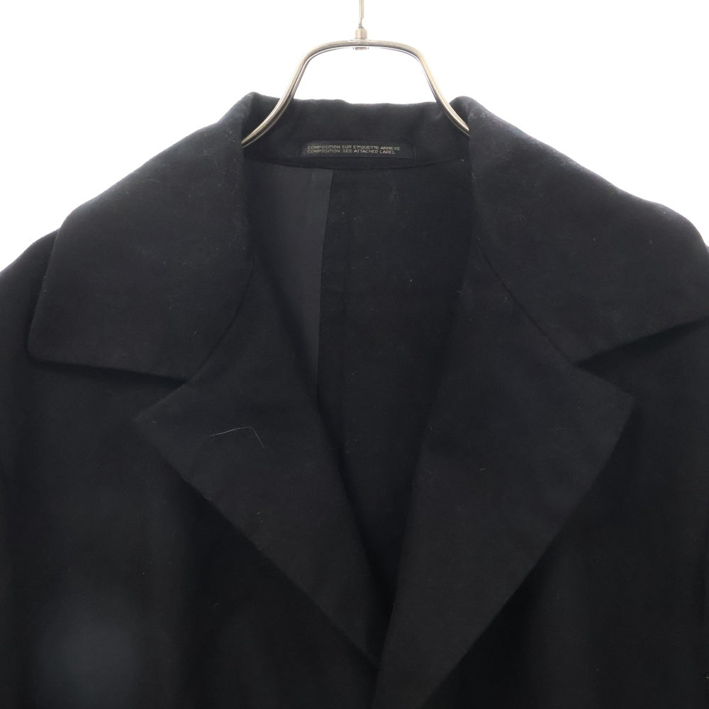 Yohji Yamamoto(ヨウジヤマモト) 95AW ウール テーラード ロングコート レディース ブラック FE-C21-120