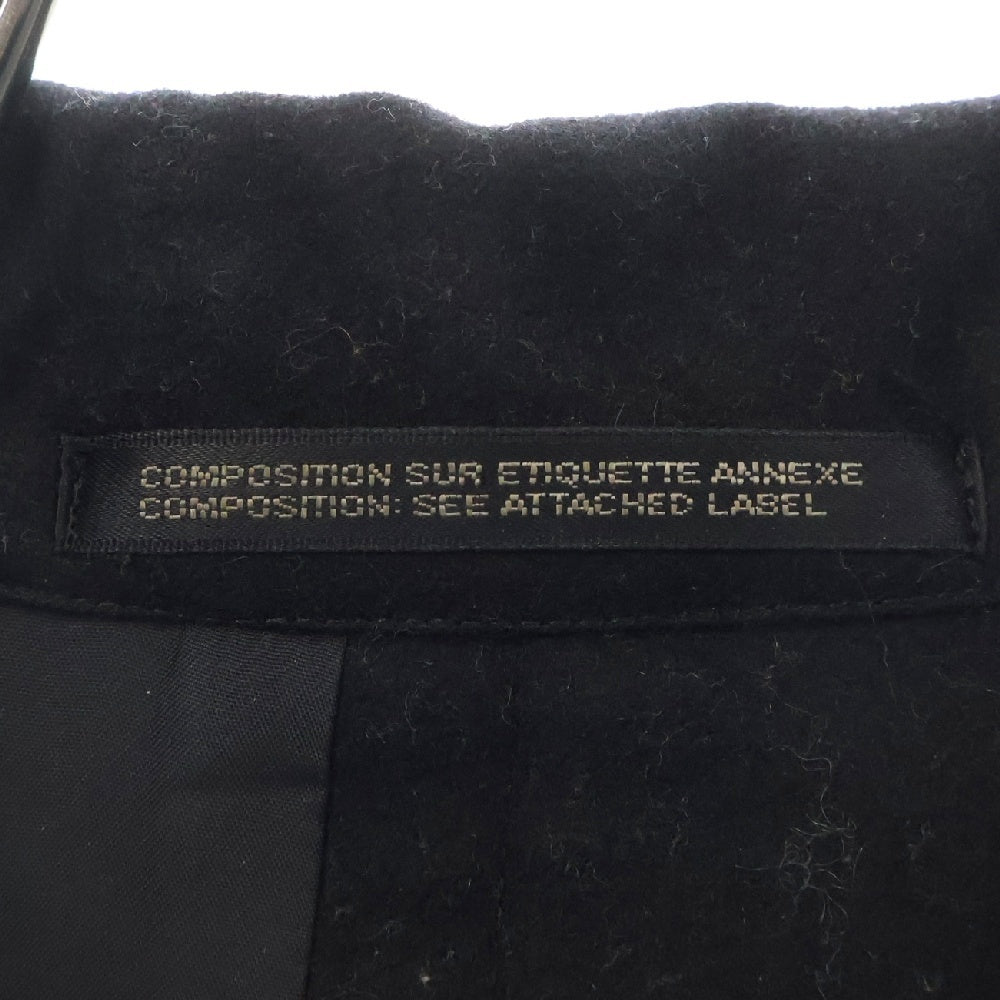 Yohji Yamamoto(ヨウジヤマモト) 95AW ウール テーラード ロングコート レディース ブラック FE-C21-120