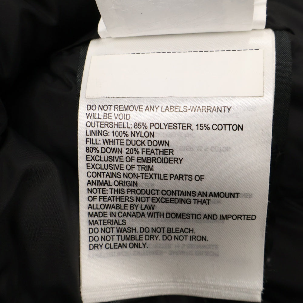 CANADA GOOSE(カナダグース) CONSTABLE PARKA コンスタブルパーカ フーデッド ダウンジャケット ブラック 4071M