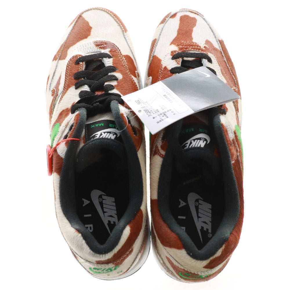 NIKE(ナイキ) AIR MAX 1 ANIMAL 3.0 GIRAFFE エアマックス1 アニマル ジラフ ローカットスニーカー ブラウン/グリーン US10/28cm AQ0928-902