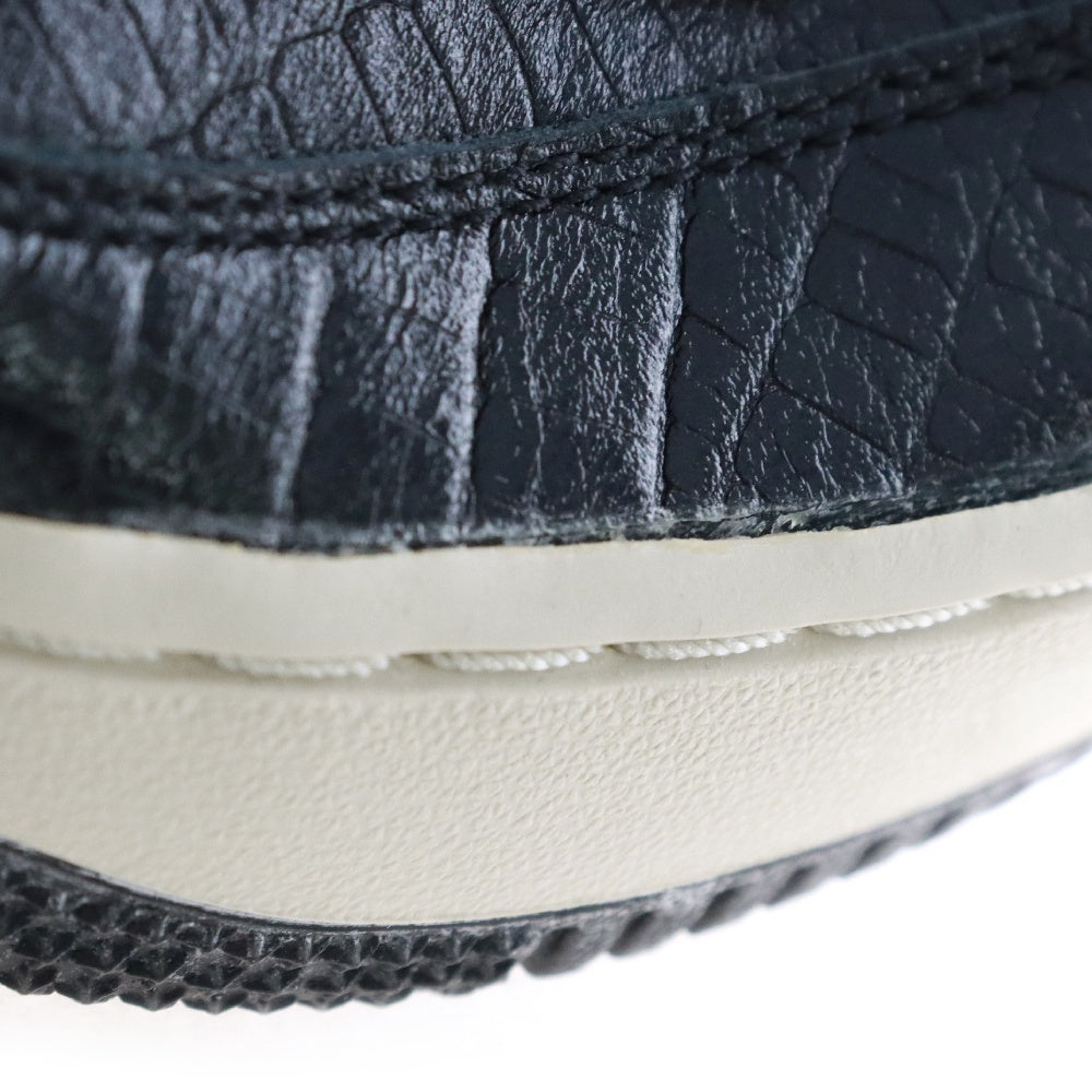 NIKE(ナイキ) 【観賞用 2004年製】 HTM AIR FORCE 1 LOW CROCODILE エアフォース1 HTM2 ローカットスニーカー ブラック US9/27cm 305895-002