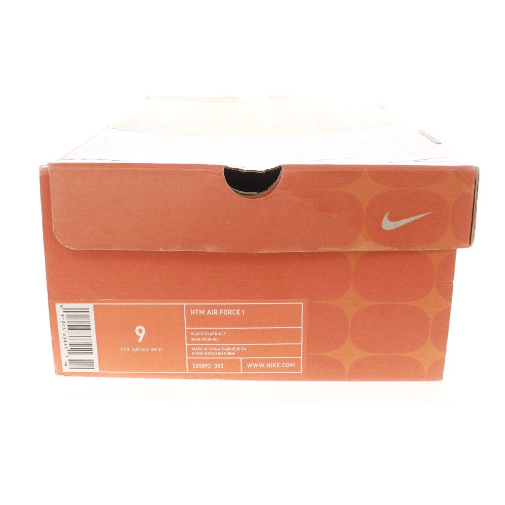 NIKE(ナイキ) 【観賞用 2004年製】 HTM AIR FORCE 1 LOW CROCODILE エアフォース1 HTM2 ローカットスニーカー ブラック US9/27cm 305895-002
