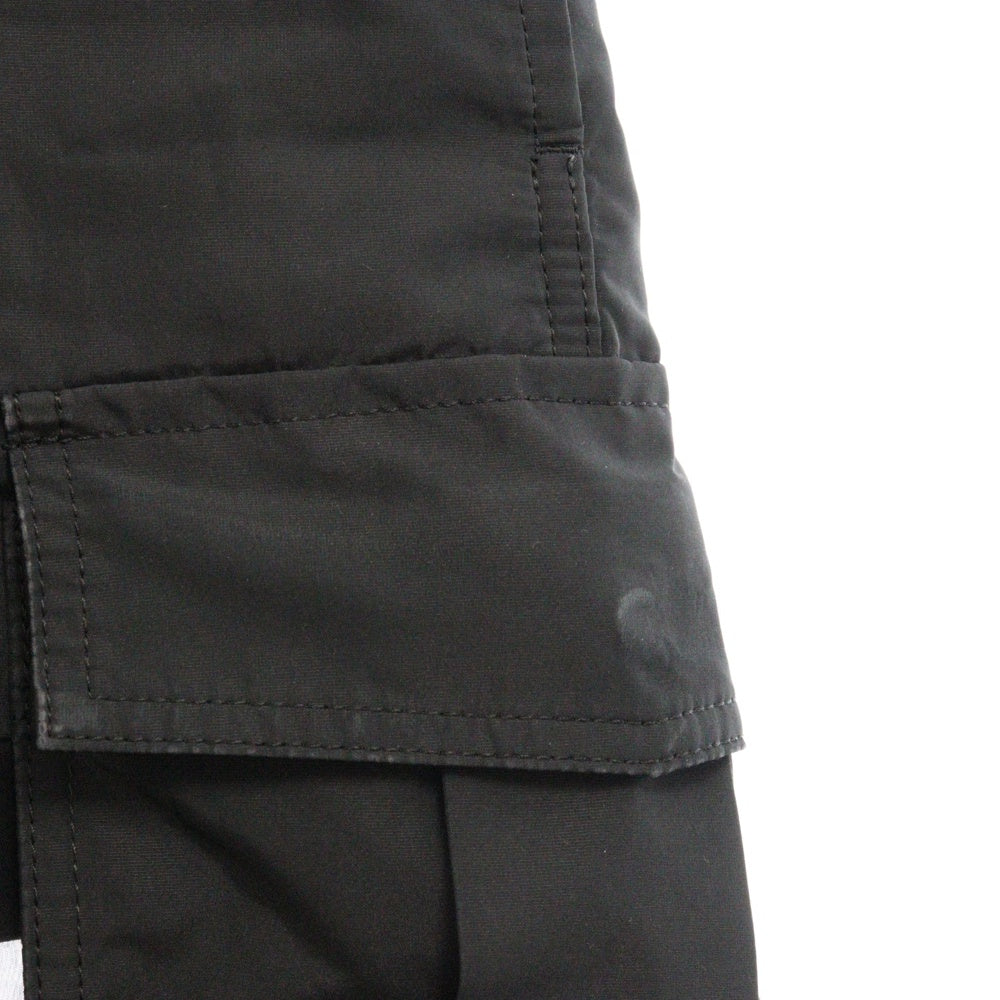 Sacai(サカイ) 24SS Fabric Combo Pants ファブリック コンボ 素材切り替え ロング パンツ ブラック 24-07227 レディース