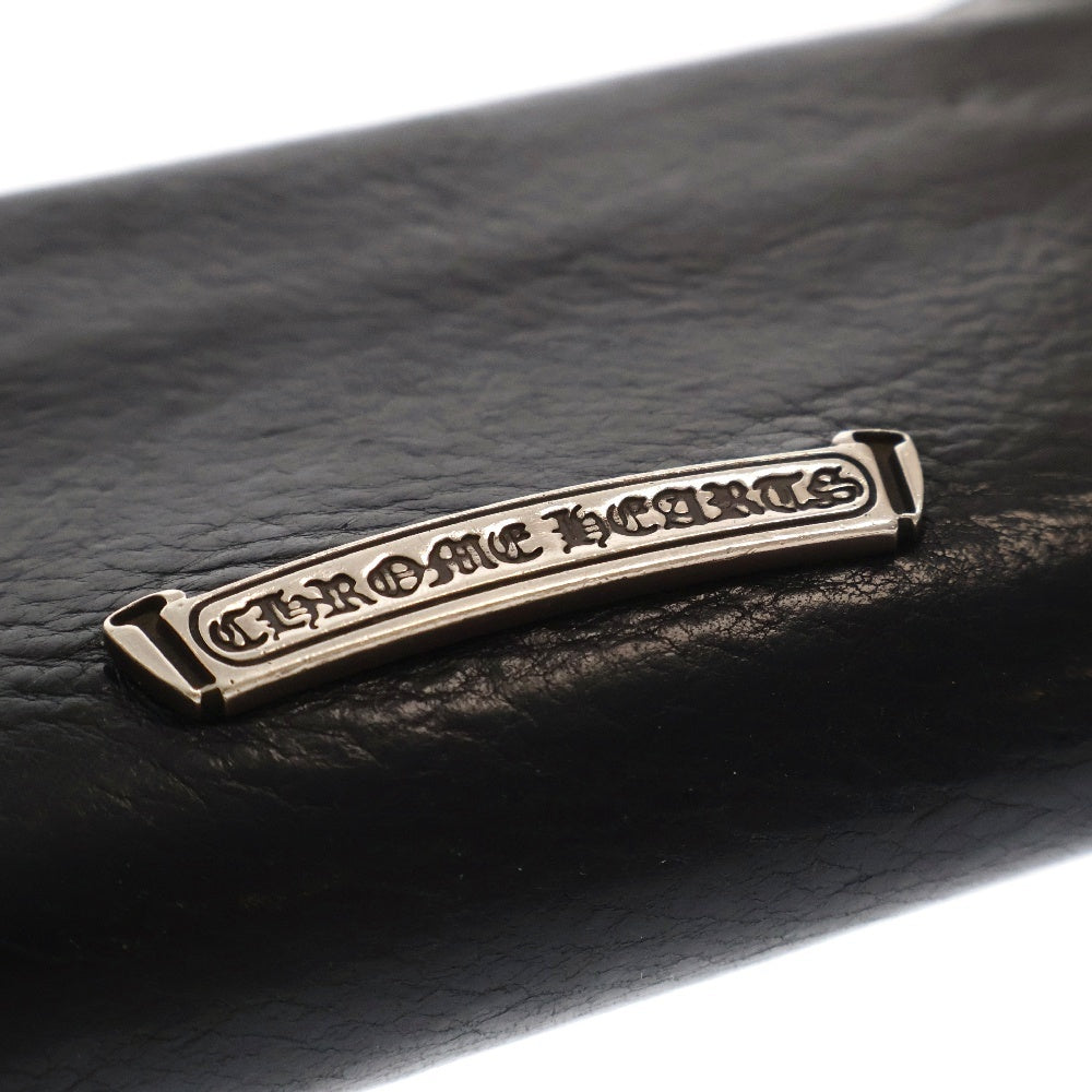 CHROME HEARTS(クロムハーツ) REC F ZIP #2 フィリグリープラス ラウンドジップ レザーロングウォレット 長財布 ブラック