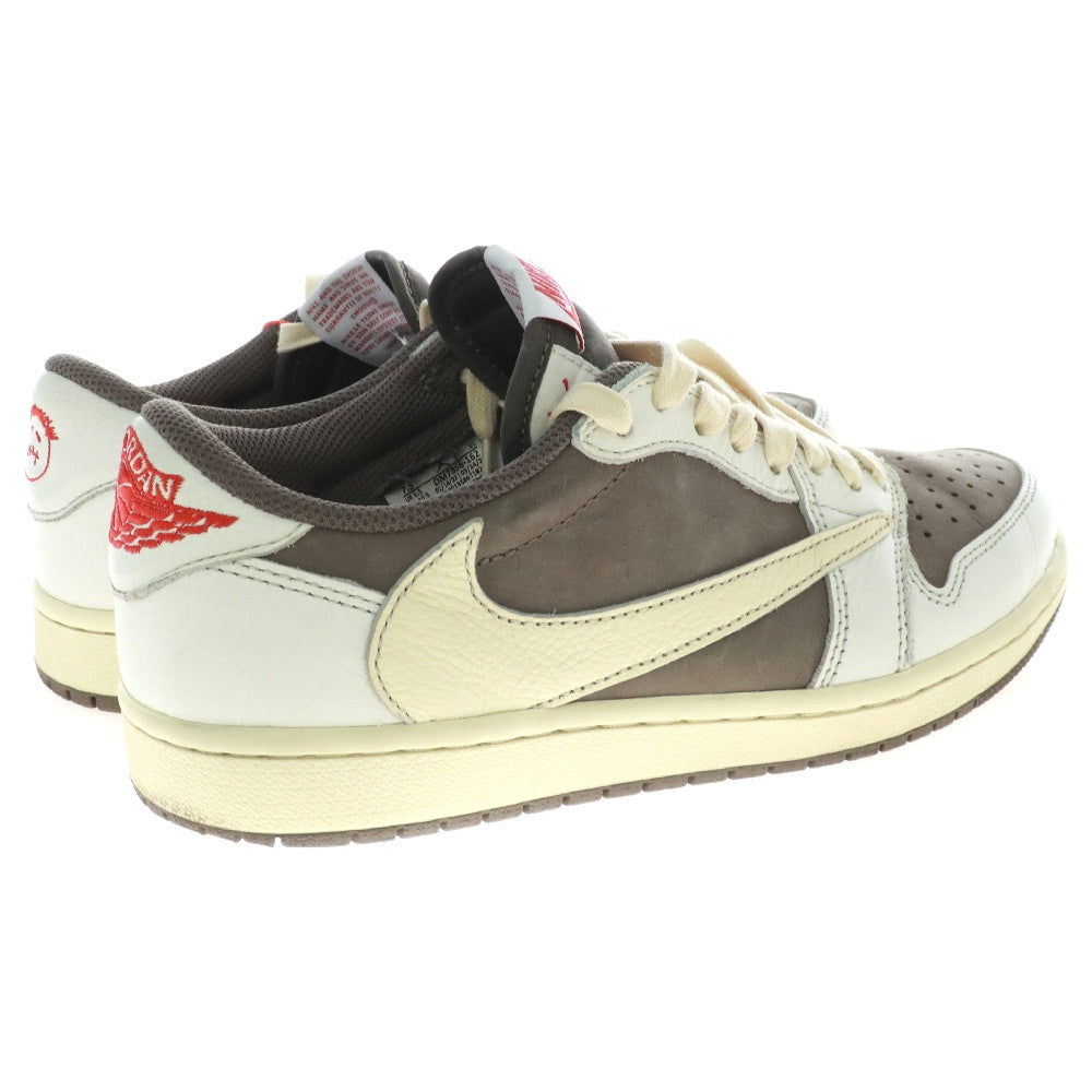 NIKE(ナイキ) ×TRAVIS SCOTT AIR JORDAN 1 トラヴィススコット エアジョーダン1 ローカットスニーカー リバースモカ US7.5/25.5cm DM7866-162