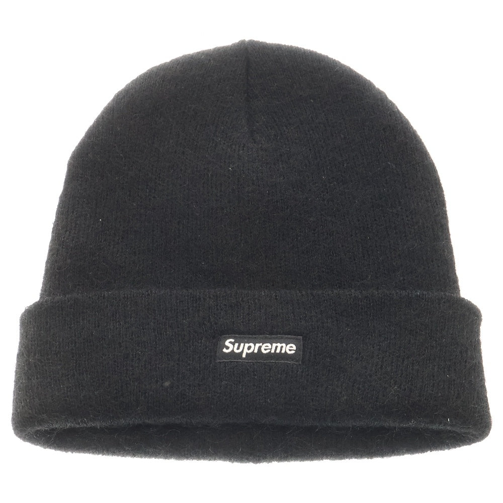 SUPREME(シュプリーム) 24AW Mohair Beanie Black スモールボックスロゴ モヘアビーニー 帽子 ブラック
