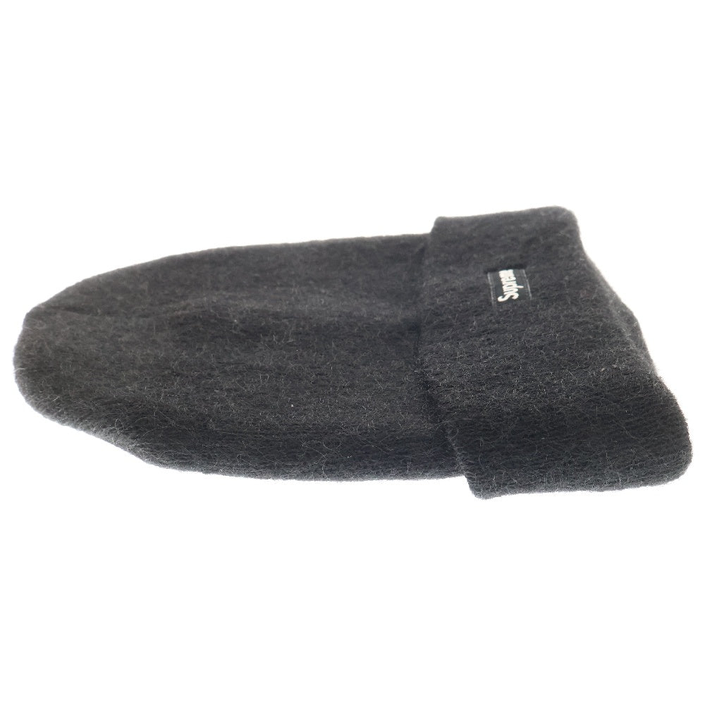 SUPREME(シュプリーム) 24AW Mohair Beanie Black スモールボックスロゴ モヘアビーニー 帽子 ブラック