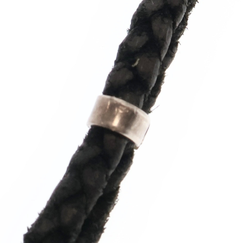 CHROME HEARTS(クロムハーツ) VULCAN CROSS SML バルカンクロス スモール レザーブレイド Wスクロール ペンダントトップ シルバー