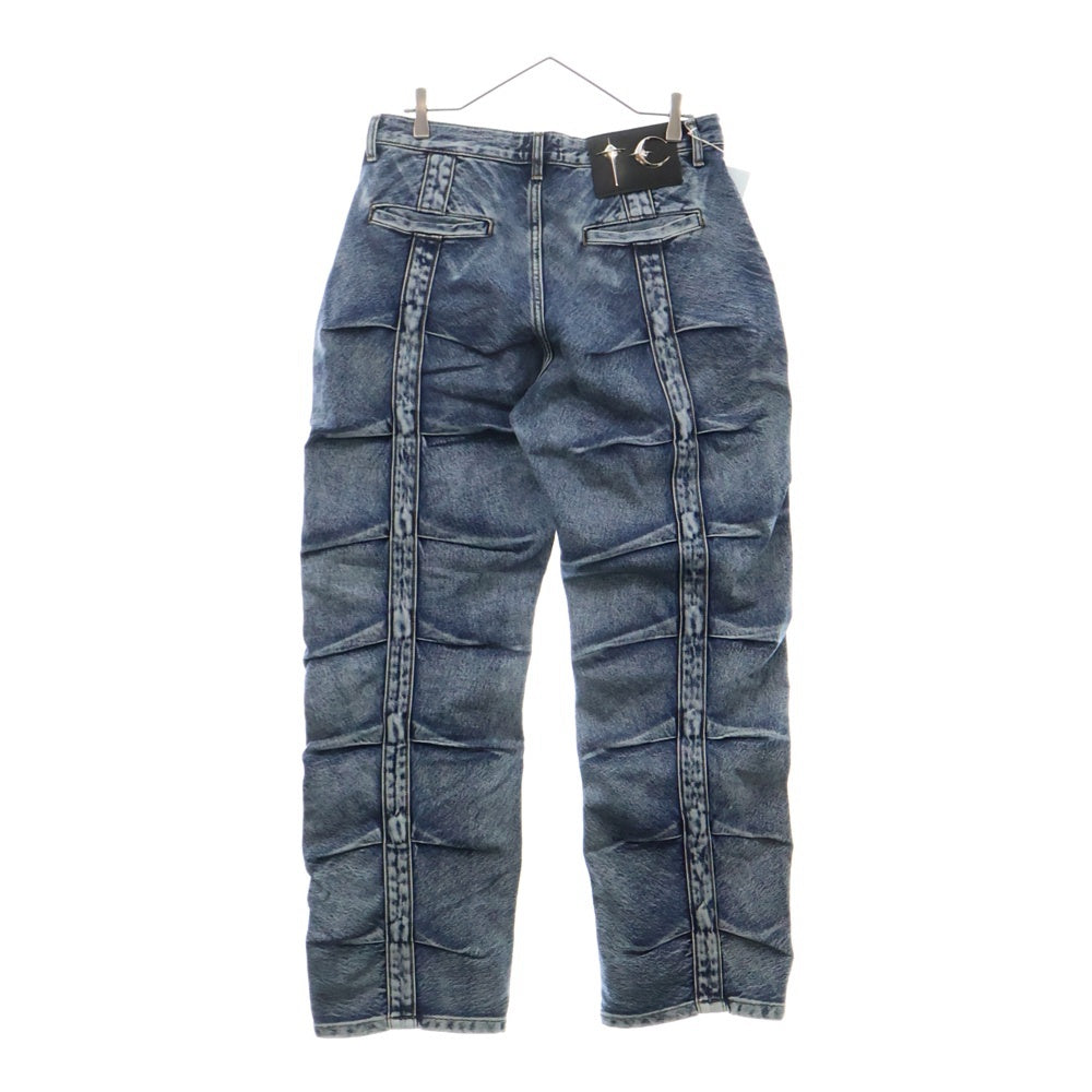 THUG CLUB(サグクラブ) 24AW LINE GOB DENIM PANTS ラインゴブ デニムパンツ インディゴ TC24PT3201